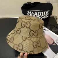 Best Price Gucci Maxi-GG Bucket Hat 073001 Camel 2024