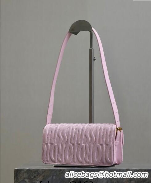 Buy Inexpensive Dior Miss Dior Flap Bag in Quilted Miss Dior Allover Calfskin DR2610 Light Pink 2024