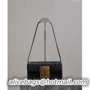 Promotional Dior Miss Dior Flap Bag in Quilted Miss Dior Allover Calfskin DR2610 Black 2024