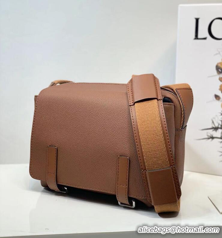 ​High Quality Loewe Men's XS Military messenger bag in supple smooth calfskin and jacquard strap 11388