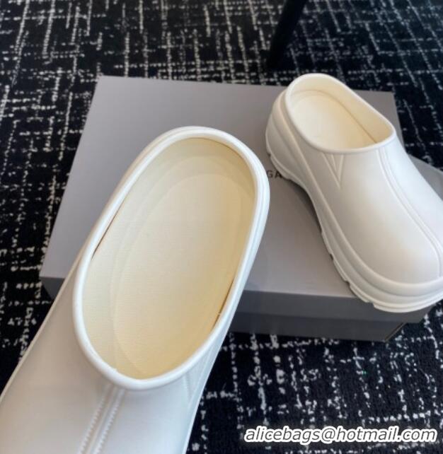 Grade Balenciaga Rubber Mules White 903023