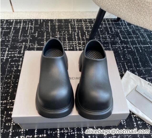 Buy Luxury Balenciaga Rubber Mules Black 903026