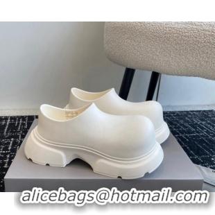 Grade Quality Balenciaga Rubber Mules White 903028