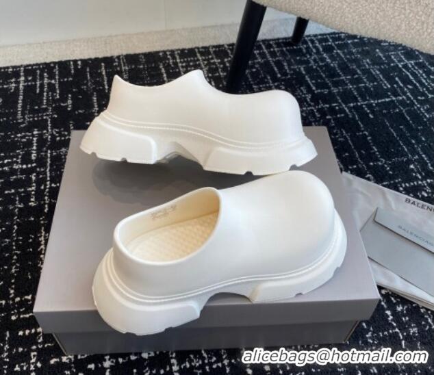 Grade Quality Balenciaga Rubber Mules White 903028