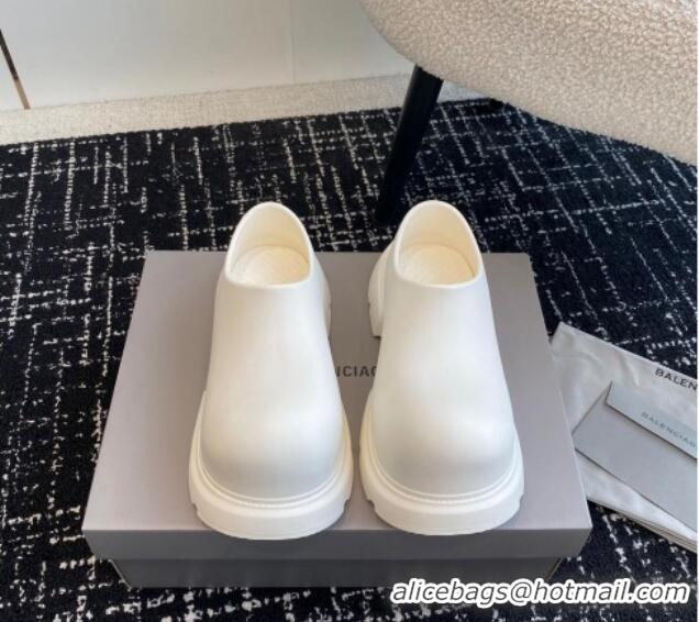 Grade Quality Balenciaga Rubber Mules White 903028