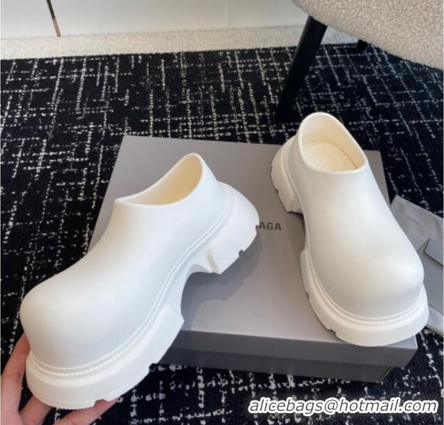 Grade Quality Balenciaga Rubber Mules White 903028