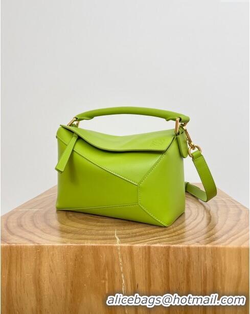 Good Product Loewe Small Puzzle Bag in Classic Calfskin 9311 Meadow Green 2024