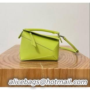 Big Discount Loewe Mini Puzzle Bag in Classic Calfskin 9310 Meadow Green 2024