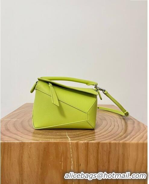 Big Discount Loewe Mini Puzzle Bag in Classic Calfskin 9310 Meadow Green 2024