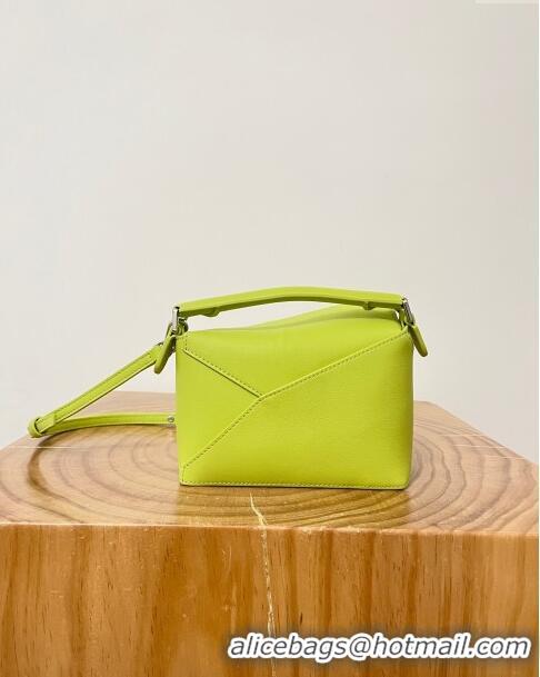 Big Discount Loewe Mini Puzzle Bag in Classic Calfskin 9310 Meadow Green 2024