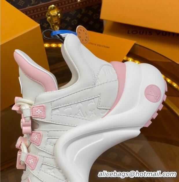 Good Product Louis Vuitton LV Archlight Sneakers with Signature Beads Pink 815084