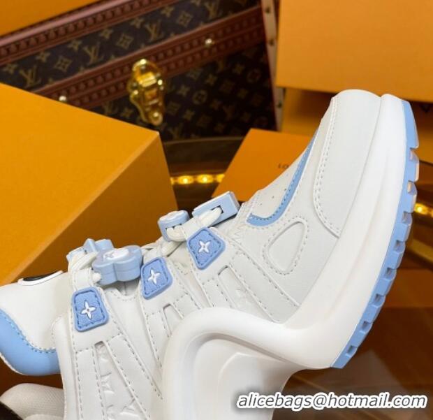 Charming Louis Vuitton LV Archlight Sneakers with Signature Beads Blue 815086