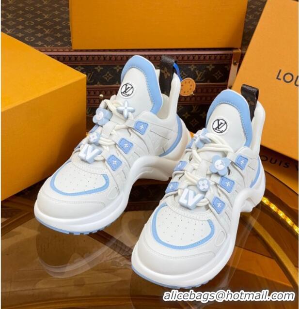 Charming Louis Vuitton LV Archlight Sneakers with Signature Beads Blue 815086