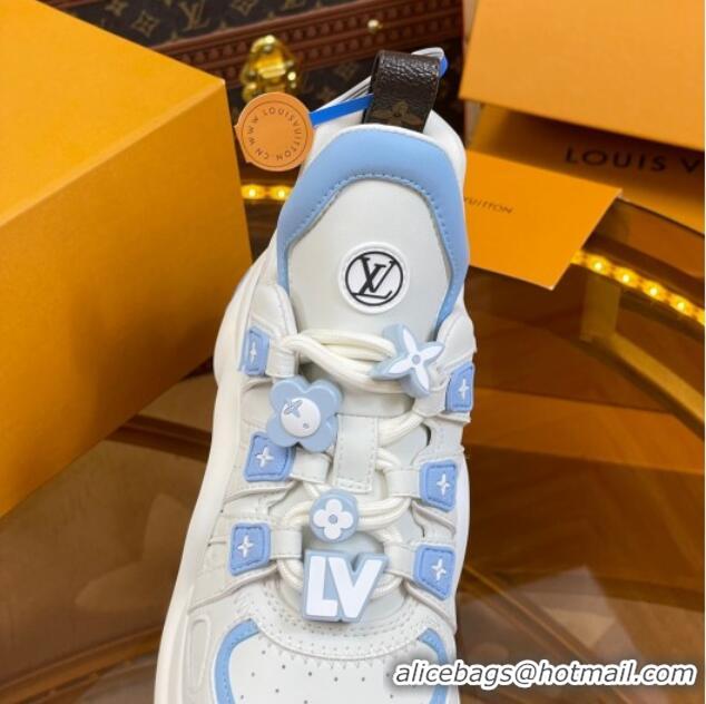 Charming Louis Vuitton LV Archlight Sneakers with Signature Beads Blue 815086