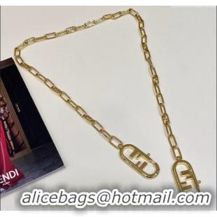 Promotional Fendi TIMELESS Strap You Gold-colored Metal Shoulder Strap 999 2024