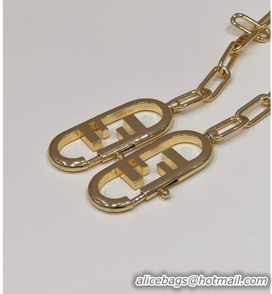 Promotional Fendi TIMELESS Strap You Gold-colored Metal Shoulder Strap 999 2024