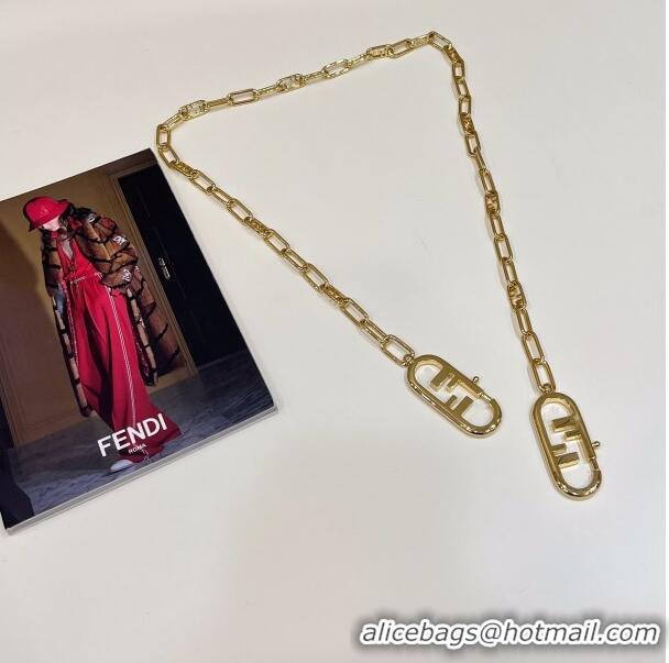 Promotional Fendi TIMELESS Strap You Gold-colored Metal Shoulder Strap 999 2024