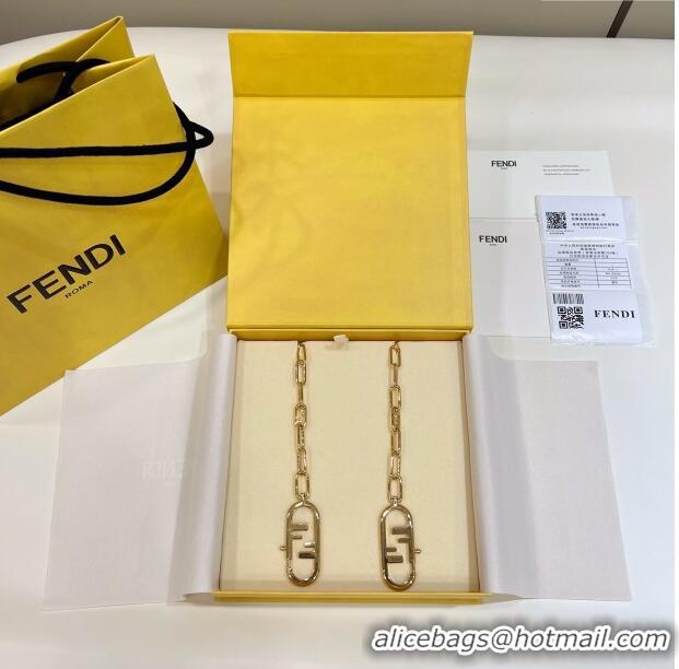 Promotional Fendi TIMELESS Strap You Gold-colored Metal Shoulder Strap 999 2024