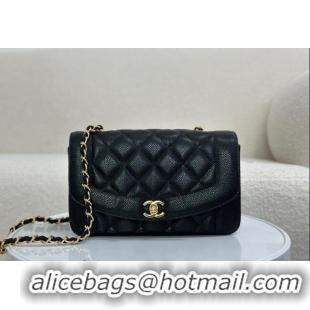 Top Quality Chanel Vintage Lambskin Flap bag AS2221 Black 2024