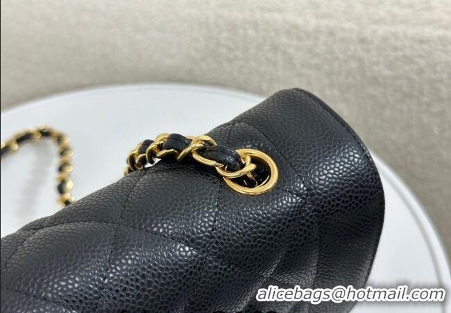 Top Quality Chanel Vintage Lambskin Flap bag AS2221 Black 2024