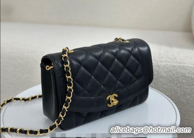 Top Quality Chanel Vintage Lambskin Flap bag AS2221 Black 2024