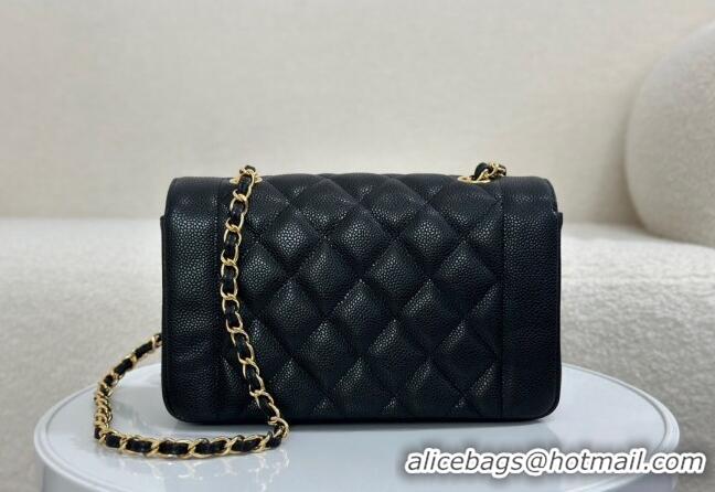 Top Quality Chanel Vintage Lambskin Flap bag AS2221 Black 2024