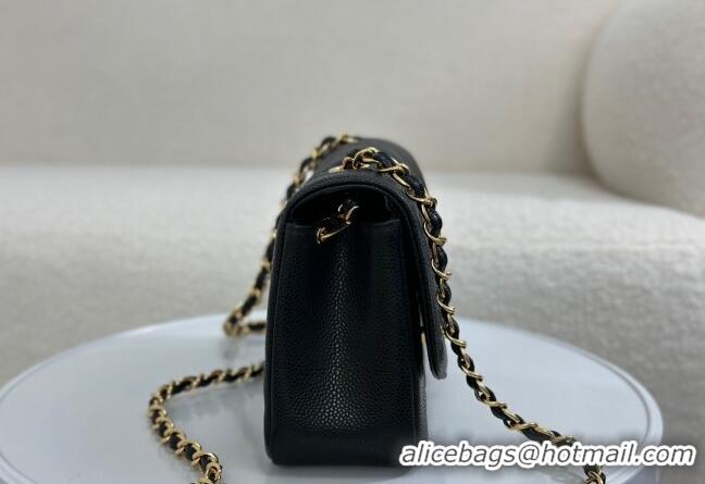 Top Quality Chanel Vintage Lambskin Flap bag AS2221 Black 2024