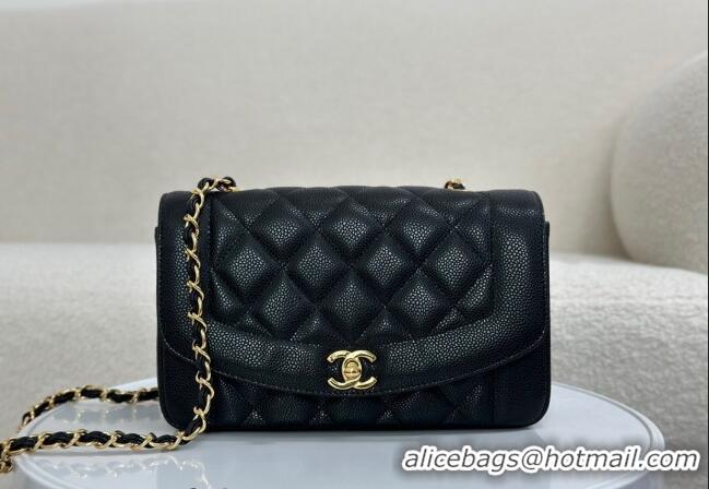 Top Quality Chanel Vintage Lambskin Flap bag AS2221 Black 2024