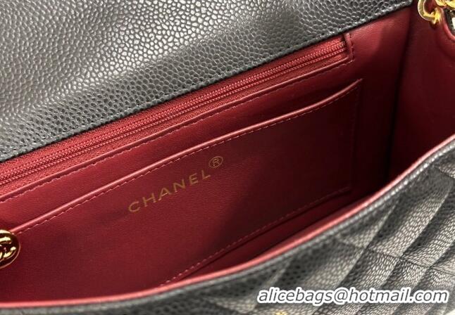 Top Quality Chanel Vintage Lambskin Flap bag AS2221 Black 2024