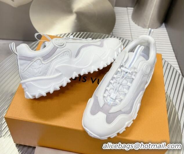 Best Grade Louis Vuitton LV Rush Sneakers in Mix of materials White 905085