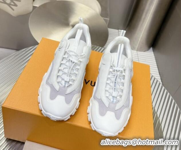 Best Grade Louis Vuitton LV Rush Sneakers in Mix of materials White 905085