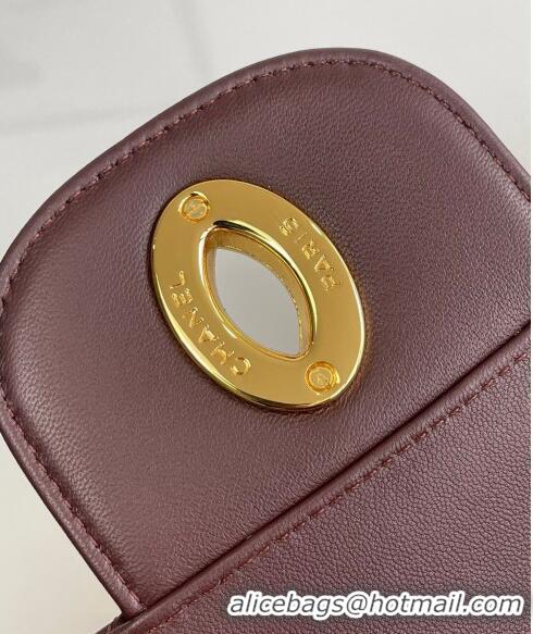 Newly Launched Chanel Vintage Lambskin Flap bag A2222 Brown 2024