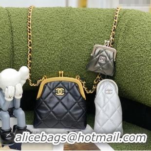 Top Quality Chanel Lambskin Clutch with Chain Set 2825008 2024