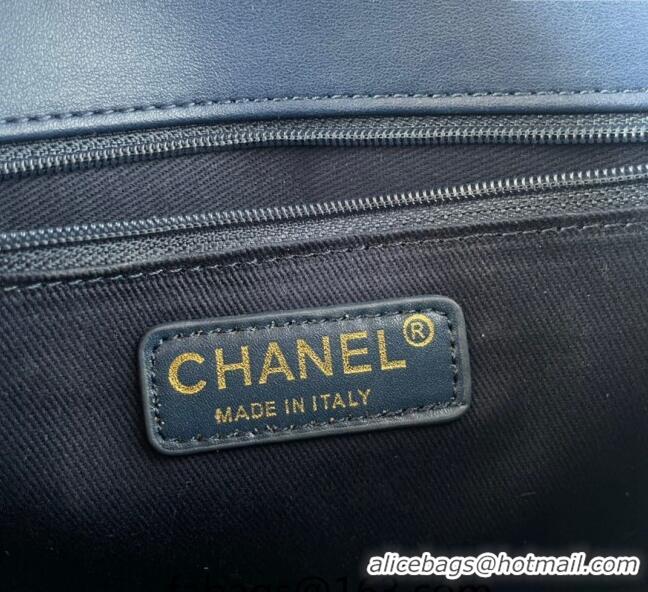 Top Quality Chanel Washed Denim Medium Flap Messenger bag AS5132 Blue 2024