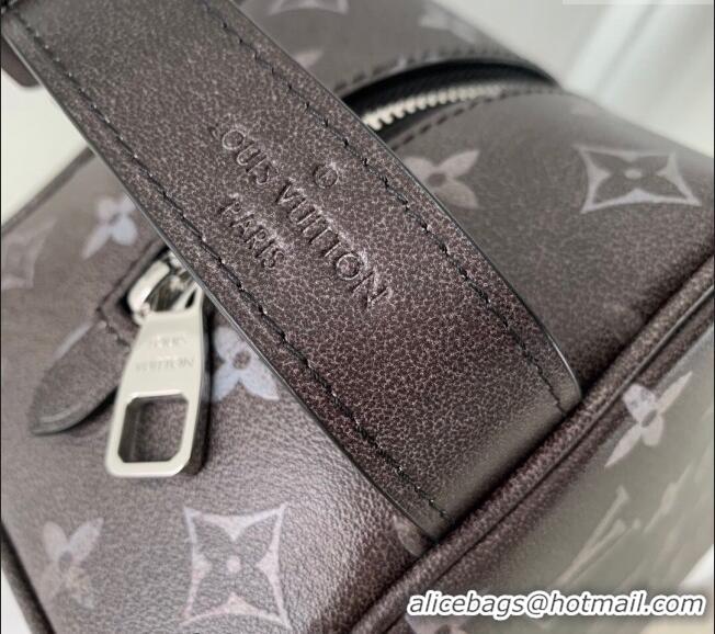 Promotional Louis Vuitton Men's Locker Dopp Kit Clutch in Black Brushed Monogram Leather M11670 2024