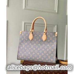 Good Product Louis Vuitton OnTheGo MM Tote Bag in Trianon Grey Canvas M12415 2024