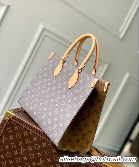 Good Product Louis Vuitton OnTheGo MM Tote Bag in Trianon Grey Canvas M12415 2024