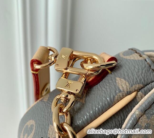 Promotional Louis Vuitton Wallet on Chain Ivy Mini Bag in Trianon Grey Canvas M12778 2024