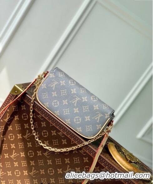 Promotional Louis Vuitton Wallet on Chain Ivy Mini Bag in Trianon Grey Canvas M12778 2024