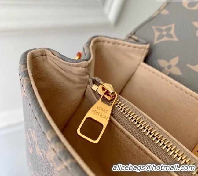 Well Crafted Louis Vuitton Pochette Métis East West Shoulder Bag in Trianon Grey Canvas M12429 2024