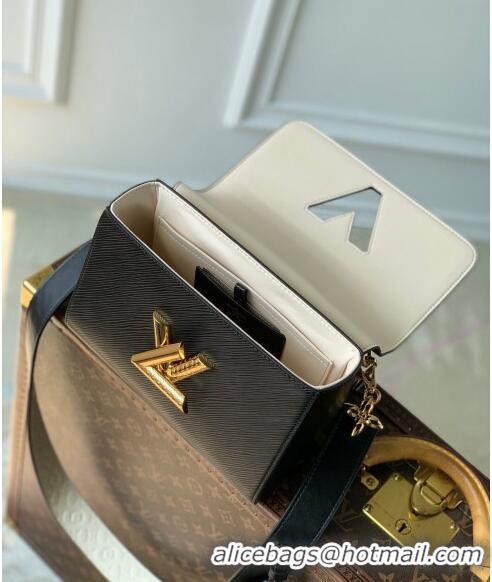 Top Quality Louis Vuitton Twist MM Bag in Epi Leather M25360 Black 2024