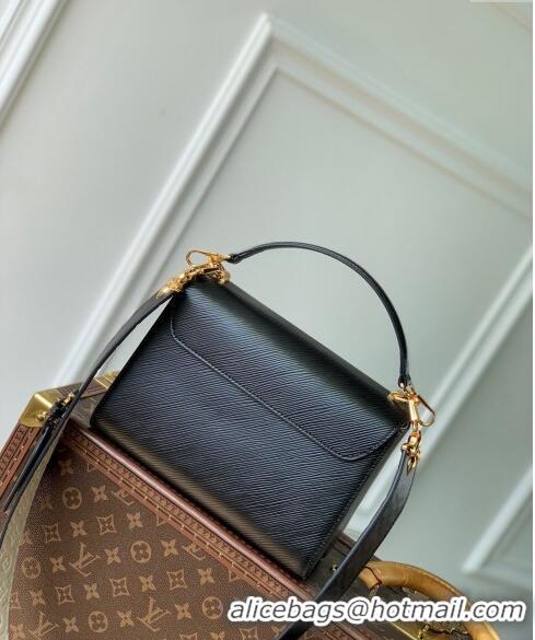 Top Quality Louis Vuitton Twist MM Bag in Epi Leather M25360 Black 2024