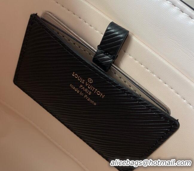 Top Quality Louis Vuitton Twist MM Bag in Epi Leather M25360 Black 2024