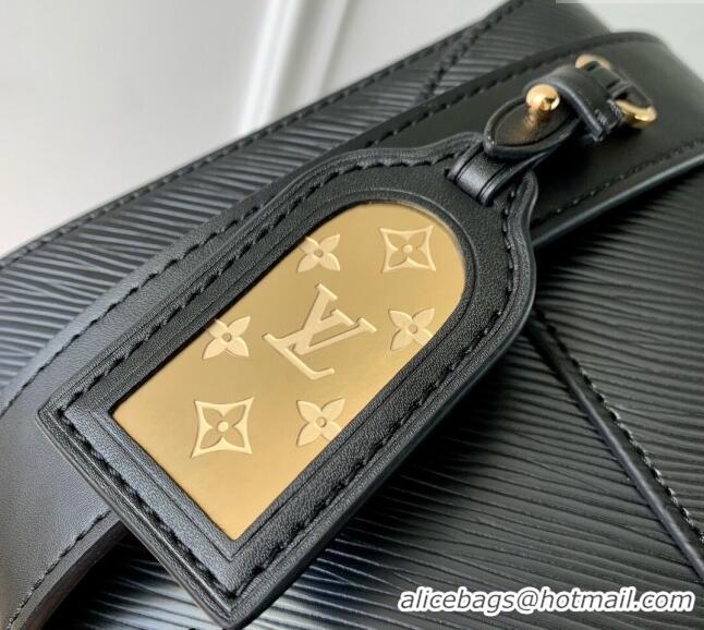 Top Quality Louis Vuitton Twist MM Bag in Epi Leather M25360 Black 2024