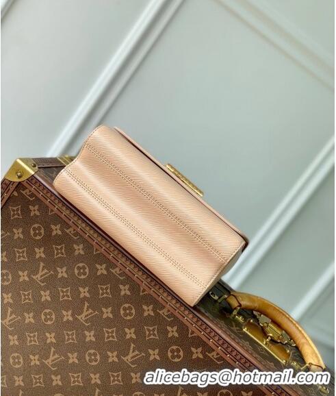 Top Quality Louis Vuitton Twist MM Bag in Epi Leather M25361 Macchiato Beige 2024