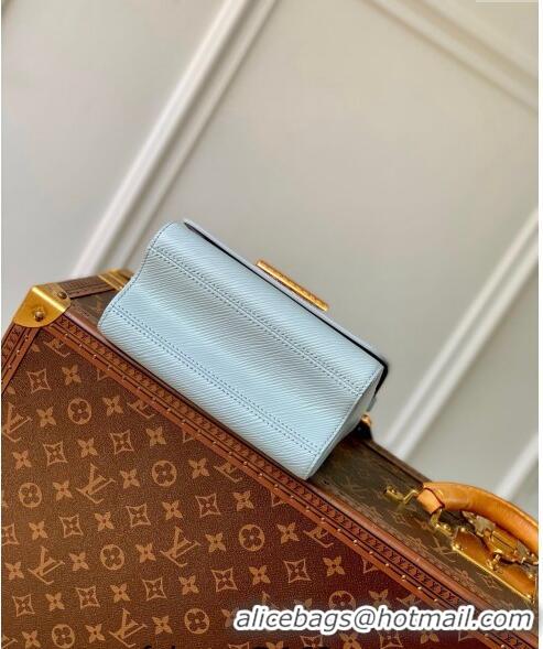 Good Quality Louis Vuitton Twist PM Bag in Epi Leather M25362 Washed Blue 2024