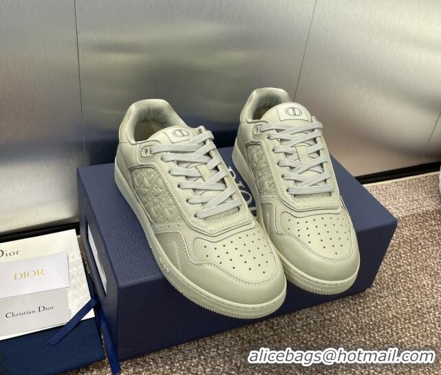 Original Cheap Dior B27 Low-Top Sneakers in Grained Calfskin Beige 7230083