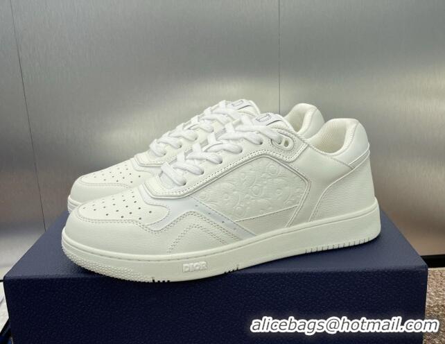 Luxurious Dior B27 Low-Top Sneakers in Grained Calfskin White 7230084