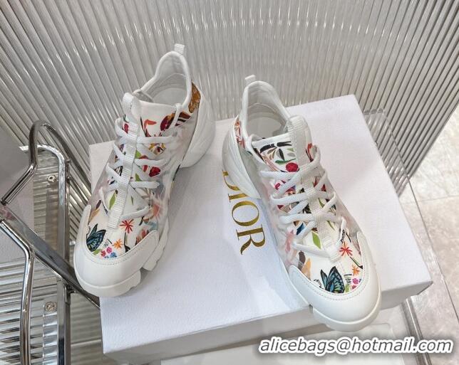 Good Looking Dior D-Connect Sneakers in Bird Printed Technical Fabric 7230086