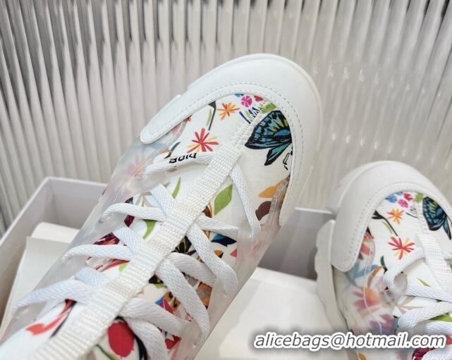 Good Looking Dior D-Connect Sneakers in Bird Printed Technical Fabric 7230086